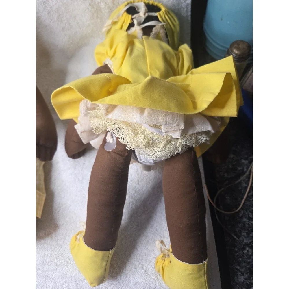 Set Of Vintage Handmade Dolls